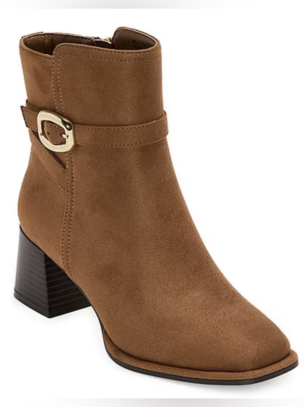 Liz Claiborne Memory Foam Block Heel Booties Size 6
